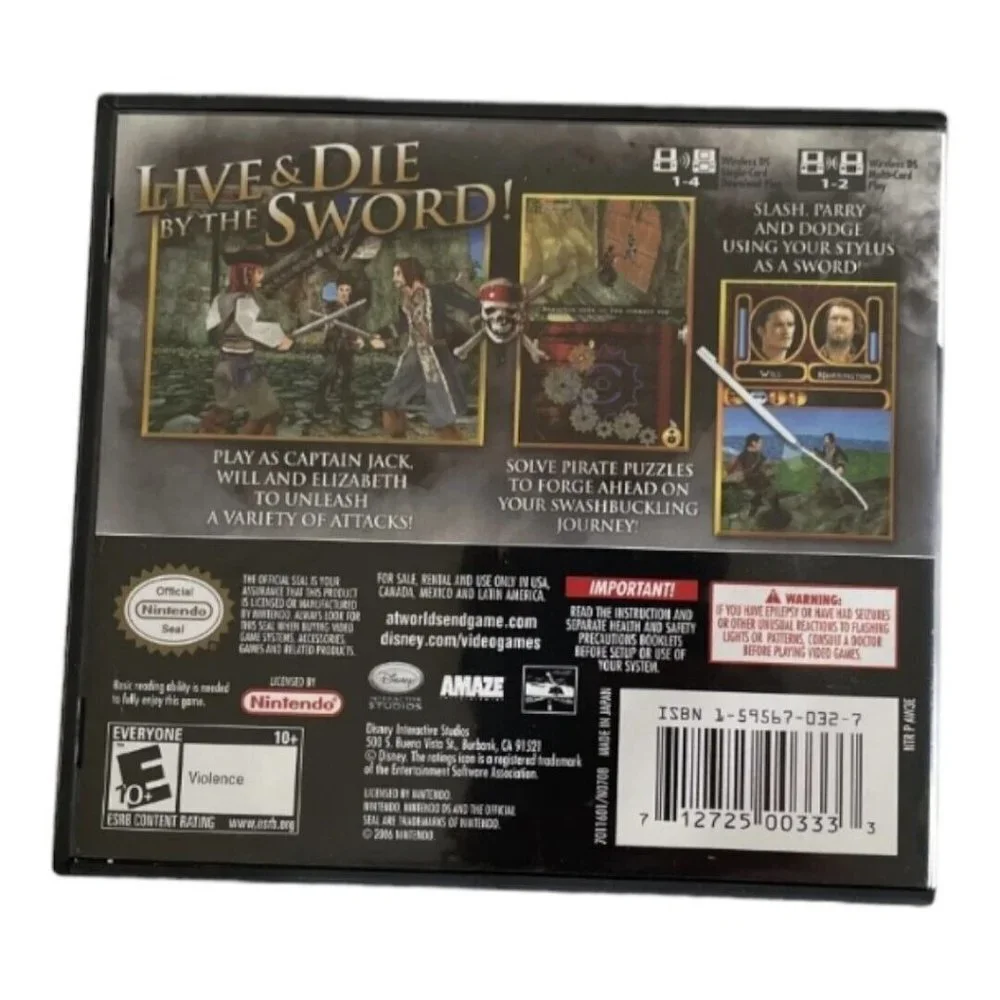 Pirates of the Caribbean: At World's‎ End (Nintendo DS, 2007)